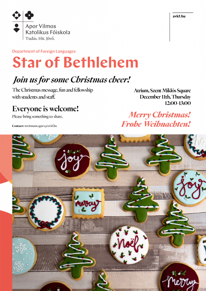 Képen: a 2025-ös Christmas Party plakátja